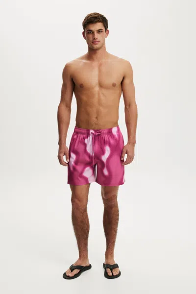 Cotton On Stretch Swim Short In Pink