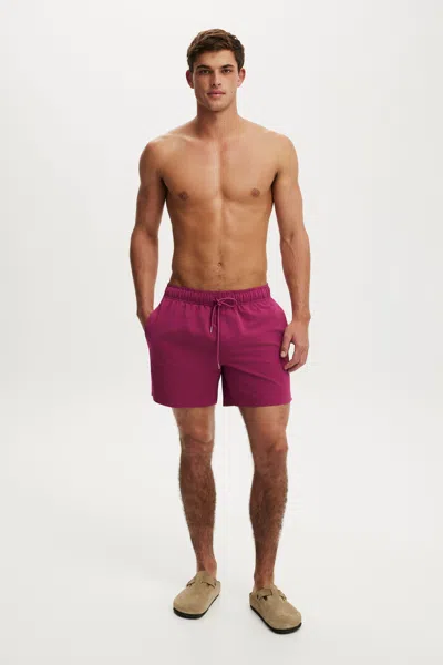 Cotton On Stretch Swim Short In Purple