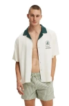 Cotton On Stretch Swim Short In White