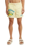Cotton On Stretch Swim Short In Yellow Limoncello