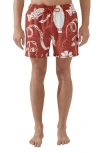 Cotton On Men's Stretch Swim Shorts In Beach Party Print