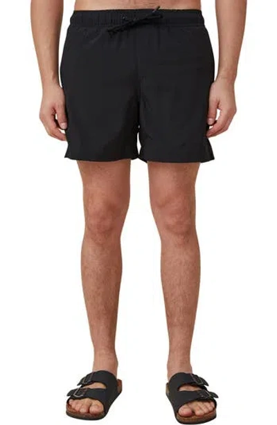 Cotton On Stretch Swim Trunks In Black