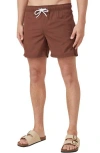 Cotton On Men's Stretch Swim Shorts In Chocolate