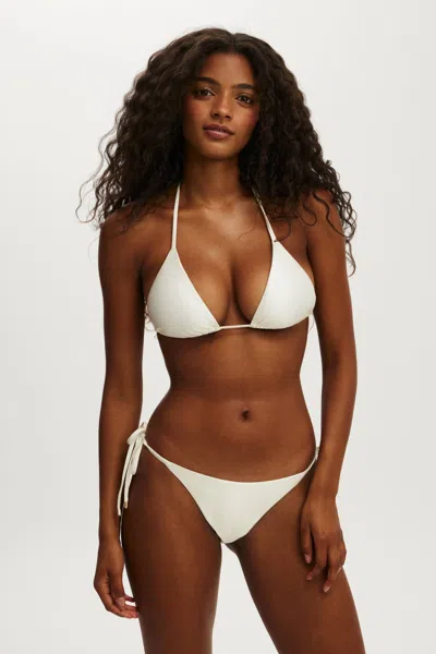 Cotton On String Triangle Bikini Top In Multi