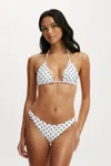 Cotton On String Triangle Bikini Top In Multi