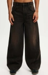 Cotton On Super Baggy Balloon Jean In Burnt Black