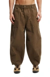 Cotton On Super Baggy Balloon Pant In Chocolate