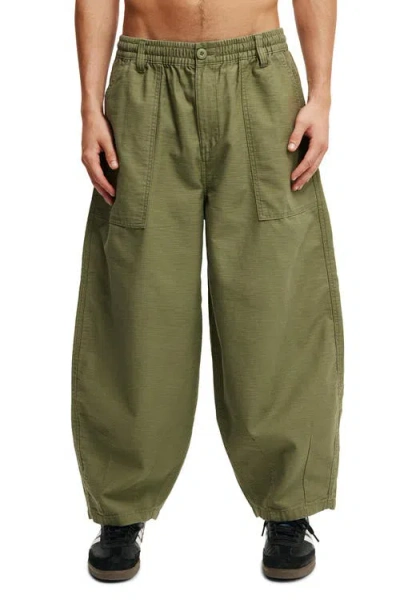 Cotton On Super Baggy Balloon Pant In Military Green