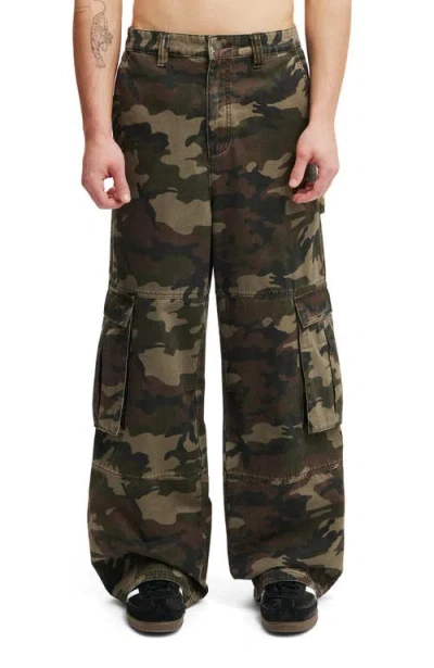 Cotton On Super Baggy Cargo Pant In Green