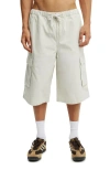 Cotton On Super Baggy Cargo Short In Stone