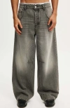 Cotton On Super Baggy Engineered Jean In Push Black