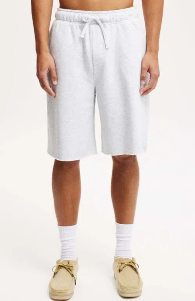 Cotton On Super Baggy Fleece Short In Gray Marle