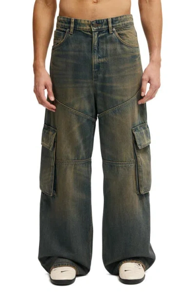 Cotton On Super Baggy Jean In Brown