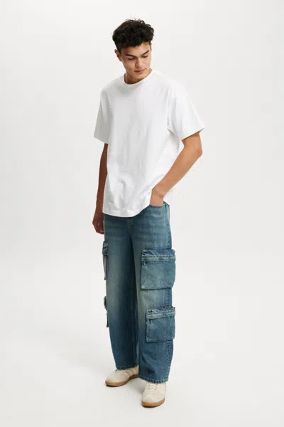 Cotton On Super Baggy Jean In White