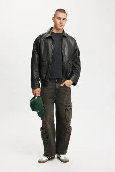 Cotton On Super Baggy Jean In Black