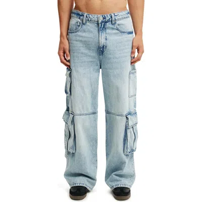 Cotton On Super Baggy Jean In Cargo Starlite Blue