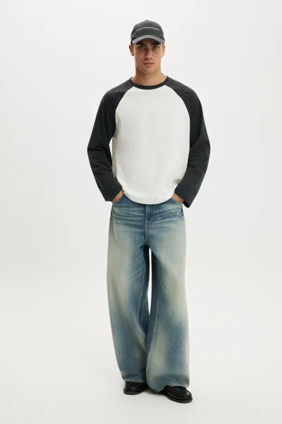 Cotton On Super Baggy Jean In Black