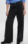 Cotton On Relaxed Wide Jean In Graphite Black