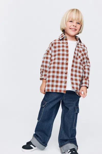 Cotton On Kids' Super Baggy Jean In White