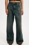 Cotton On Super Baggy Jean In Rust Blue 1991