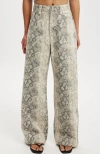 Cotton On Super Baggy Jean In Snake