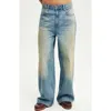 Cotton On Super Baggy Jean In Studded Desert Blue