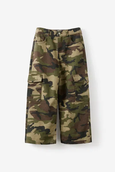 Cotton On Kids' Super Baggy Jean In Green