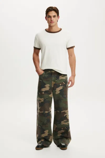 Cotton On Super Baggy Jean In Green