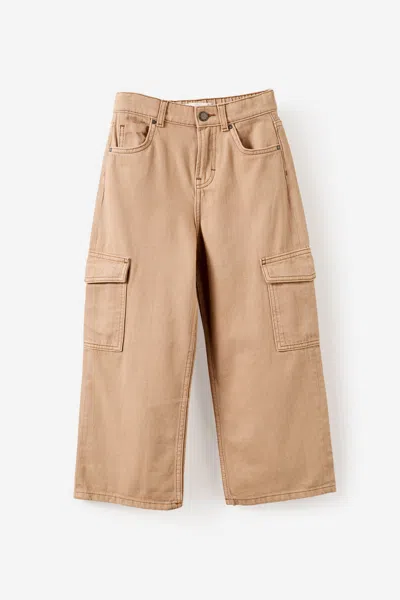 Cotton On Kids' Super Baggy Jean In Brown