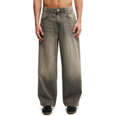 Cotton On Super Baggy Jean In Washed Gray