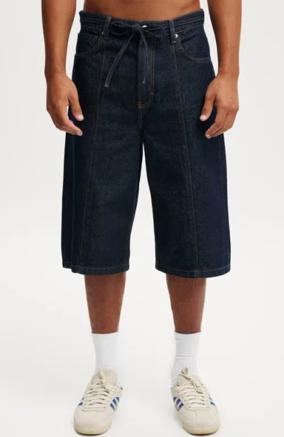 Cotton On Super Baggy Jort In Black