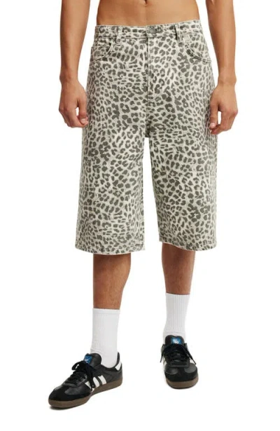 Cotton On Super Baggy Jort In Multi