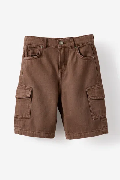 Cotton On Kids Kid's Super Baggy Short In Brown