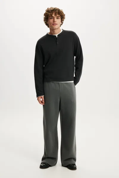 Cotton On Super Baggy Sweatpant In Slate Stone Wash