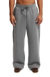 Cotton On Super Baggy Track Pant In Gray