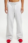 Cotton On Super Baggy Track Pant In Grey Marle