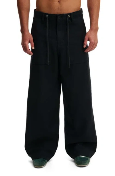 Cotton On Super Baggy Utility Pant In Black
