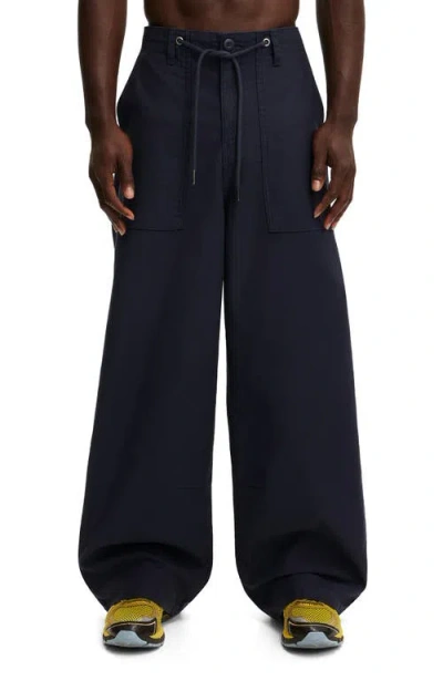 Cotton On Super Baggy Utility Pant In Blue