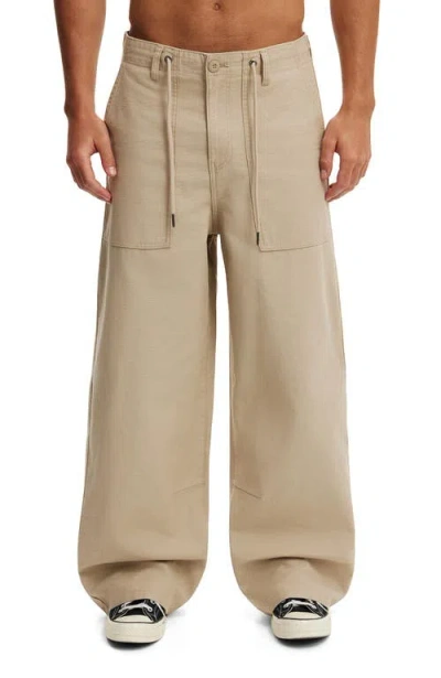 Cotton On Super Baggy Utility Pant In Gray