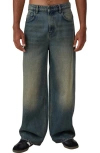 Cotton On Super Baggy Wide Leg Jeans In Y2k Washed Blue
