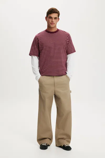 Cotton On Super Baggy Worker Pant In Neutral
