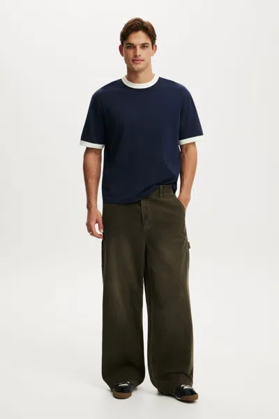 Cotton On Super Baggy Worker Pant In Military Cord