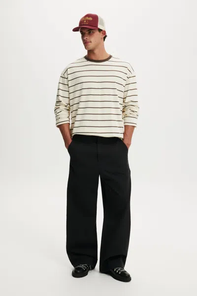 Cotton On Super Baggy Worker Pant In Black