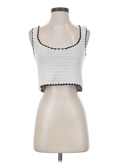 Pre-owned Cotton On Sweater Vest In Silver