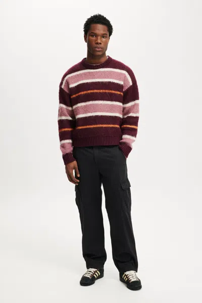 Cotton On Tactical Cargo Pant In Jet Black Herringbone