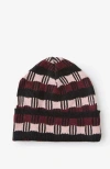 Cotton On Tall Beanie In Blackburgundy Pattern