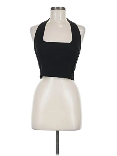 Pre-owned Cotton On Tank Top Black Halter Neckline Tops