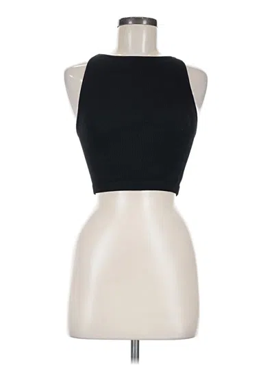 Pre-owned Cotton On Tank Top Black Halter Neckline Tops