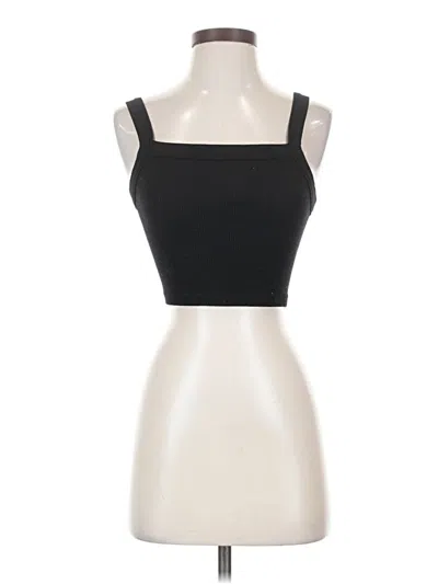 Pre-owned Cotton On Tank Top Black Strapless Neckline Tops