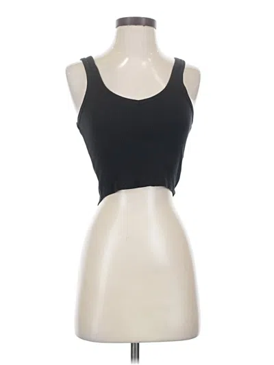 Pre-owned Cotton On Tank Top Black Strapless Neckline Tops
